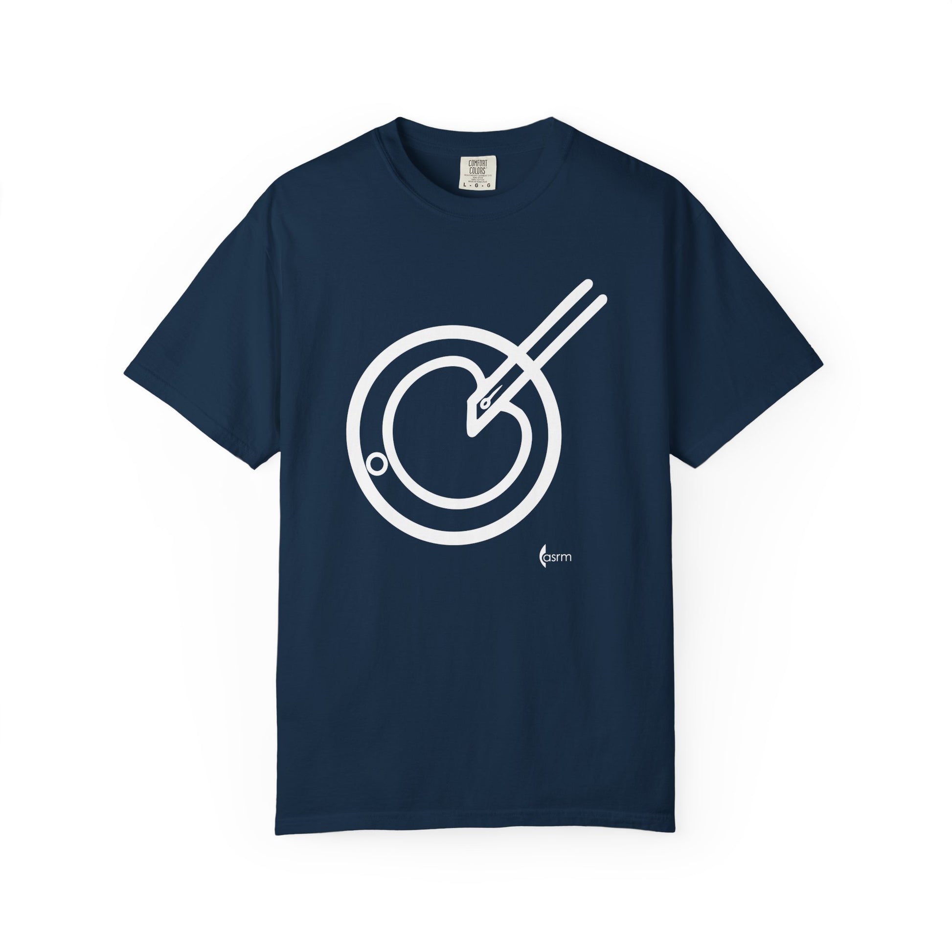 The Embryologist Definition Tee front shown in navy