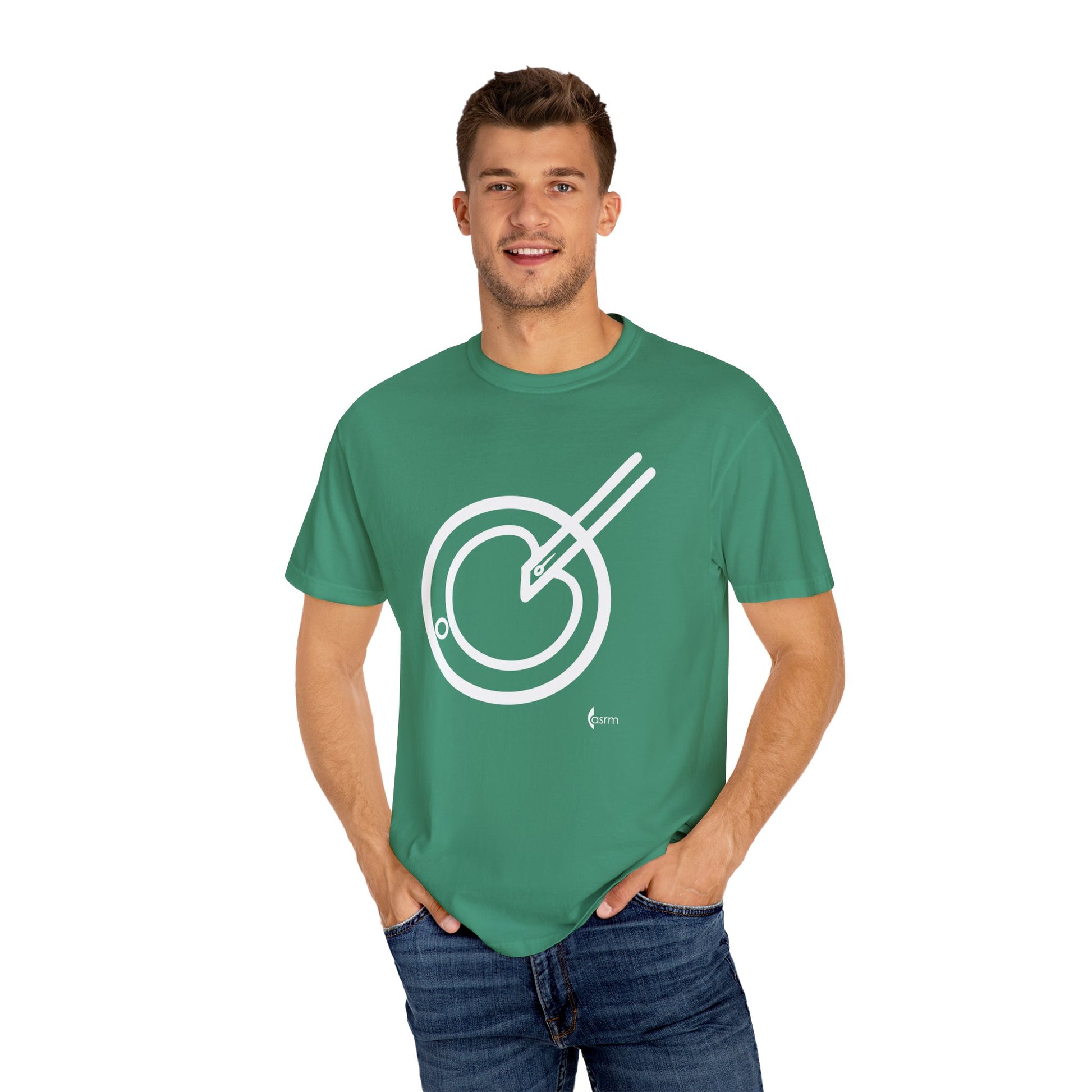 The Embryologist Definition Tee modeled in grass