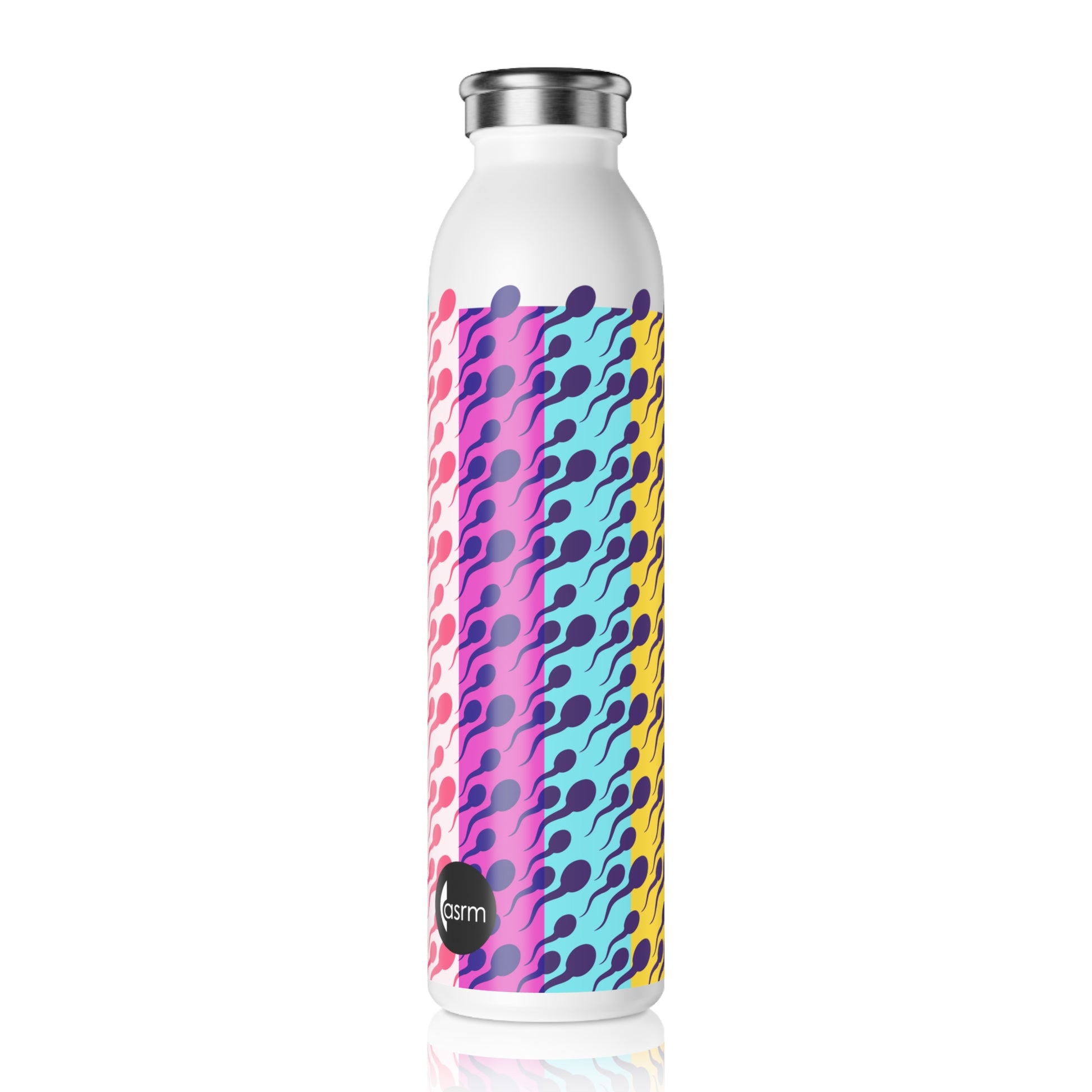Vibrant Swimmers Water Bottle Back