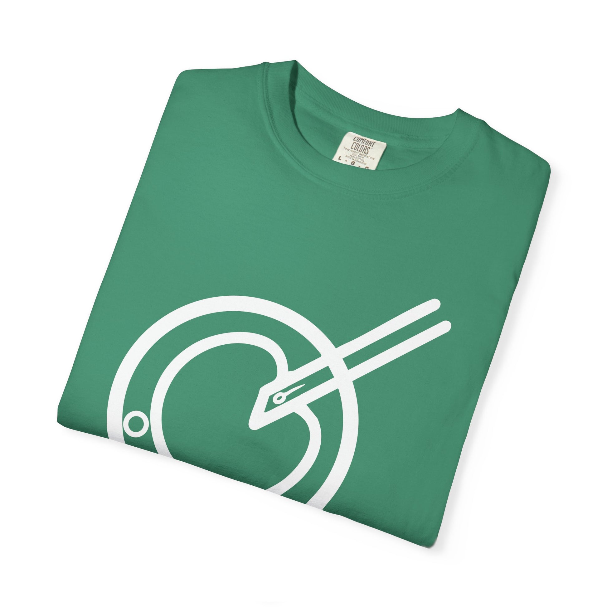 The Embryologist Definition Tee folded front shown in grass