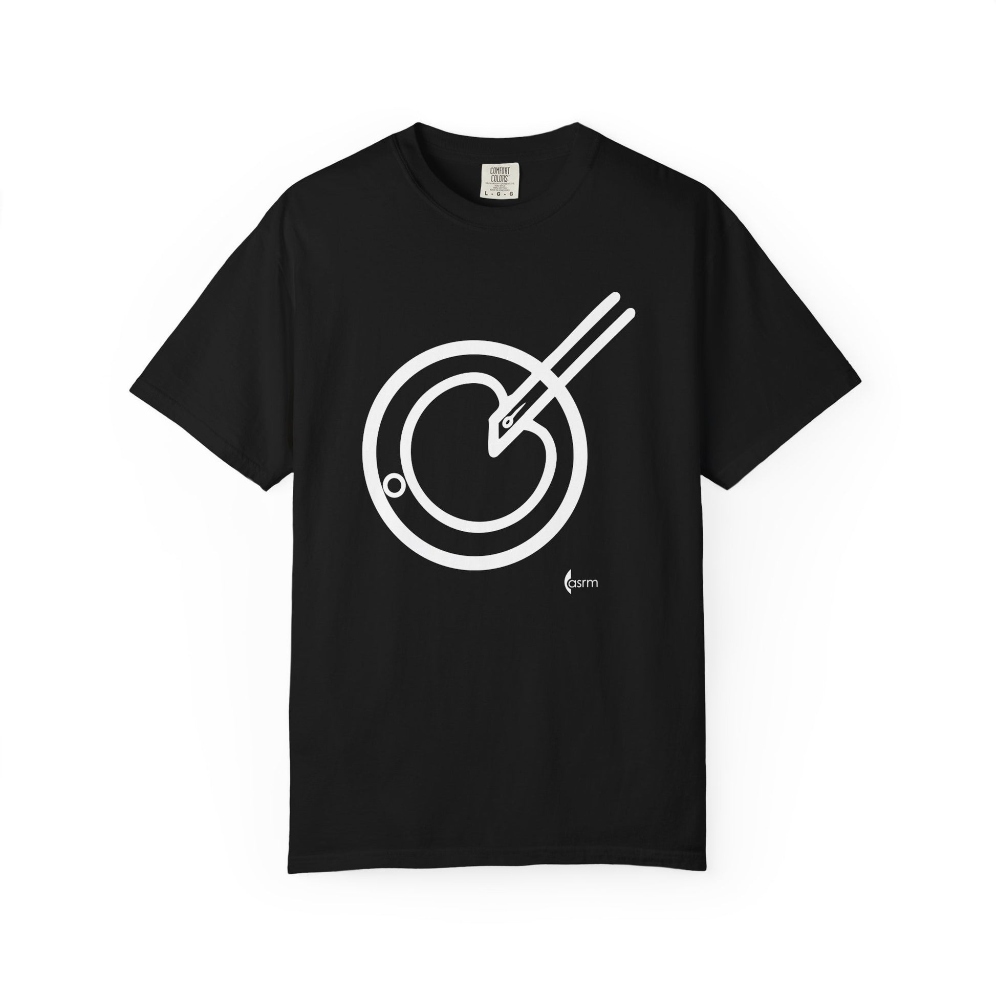 The Embryologist Definition Tee front shown in black