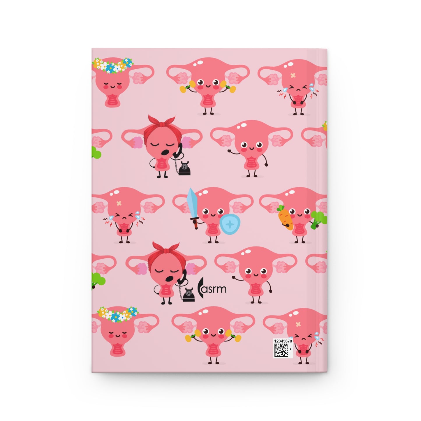 Cutie Cuterus Hardcover Notebook Back