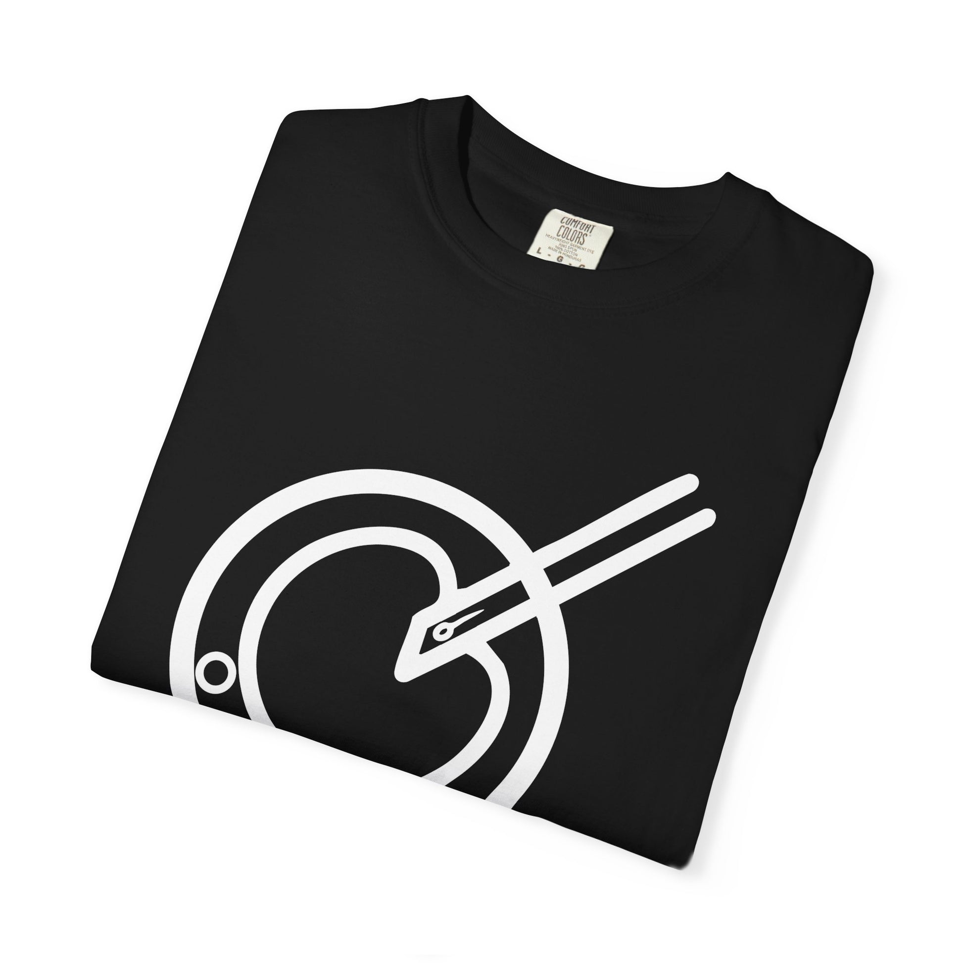 The Embryologist Definition Tee folded front shown in black