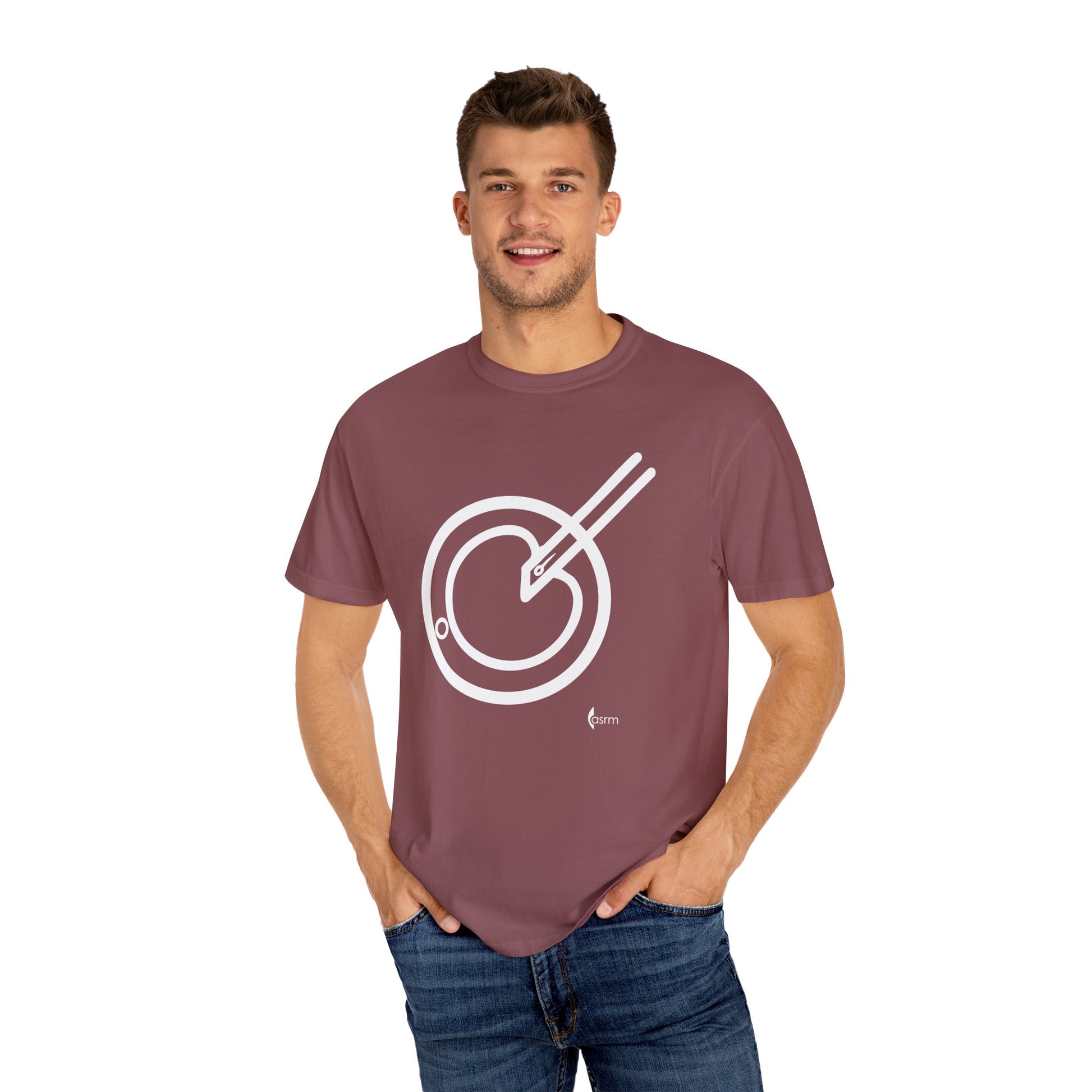 The Embryologist Definition Tee modeled in brick