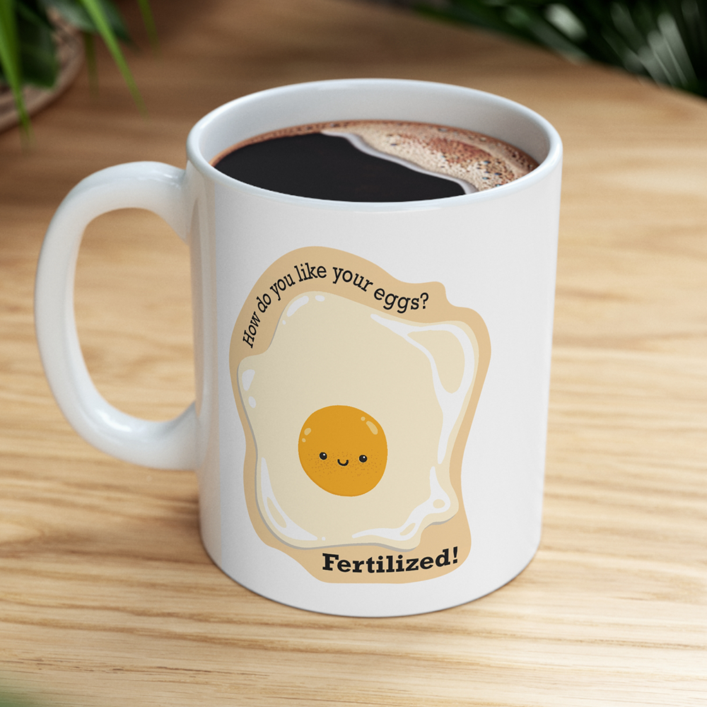 How do you Like Your Eggs? White Glossy Mug hero image