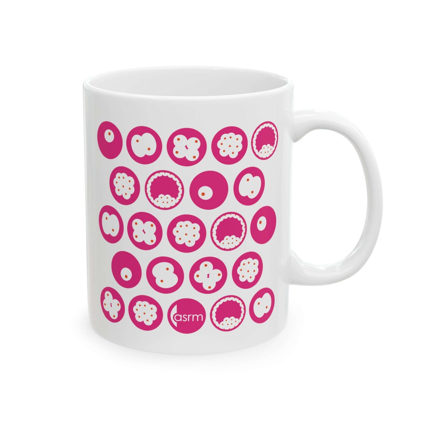 Fertility Nurse "Little Things" White Glossy Mug Back