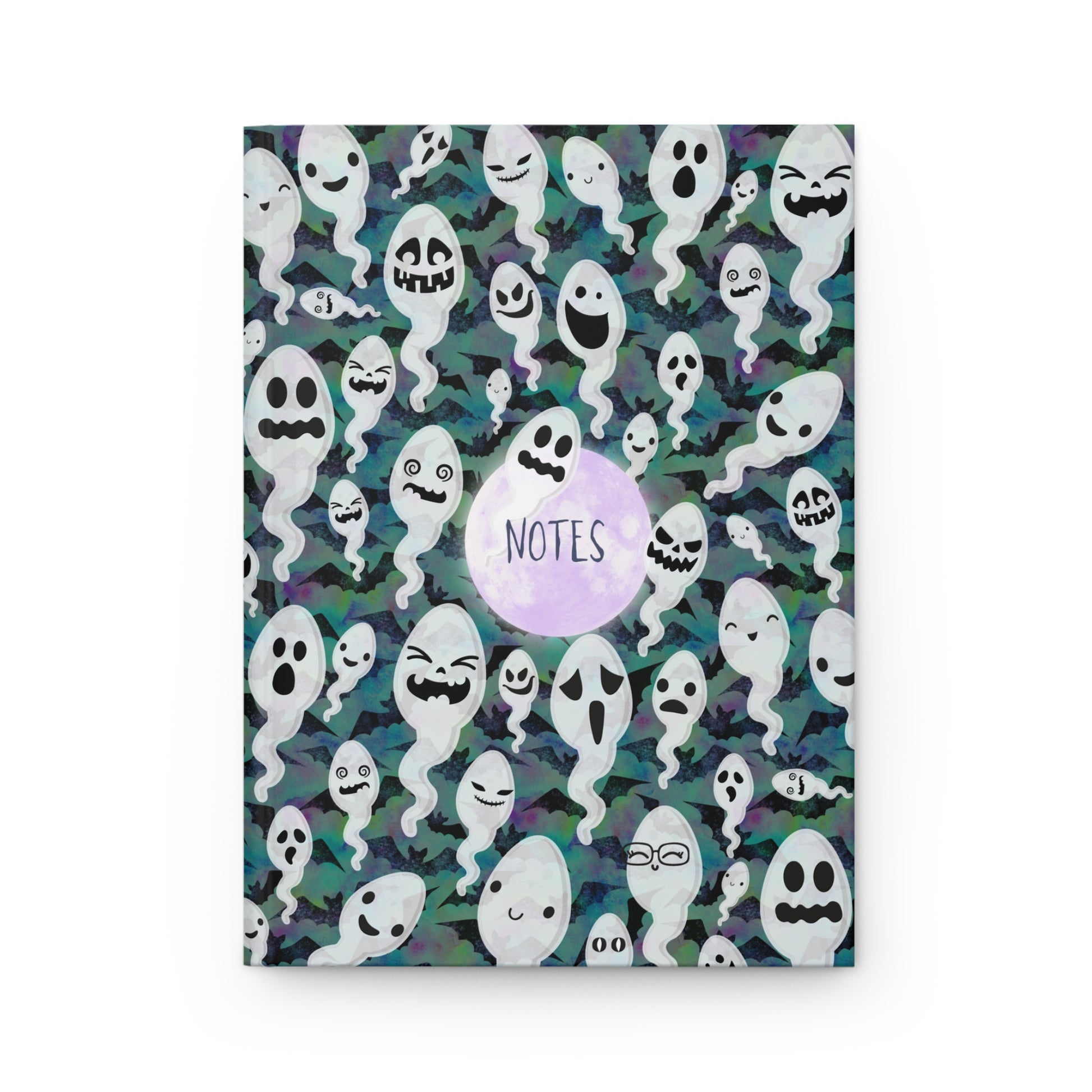 "Sperm Spirits" Hardcover Notebook front