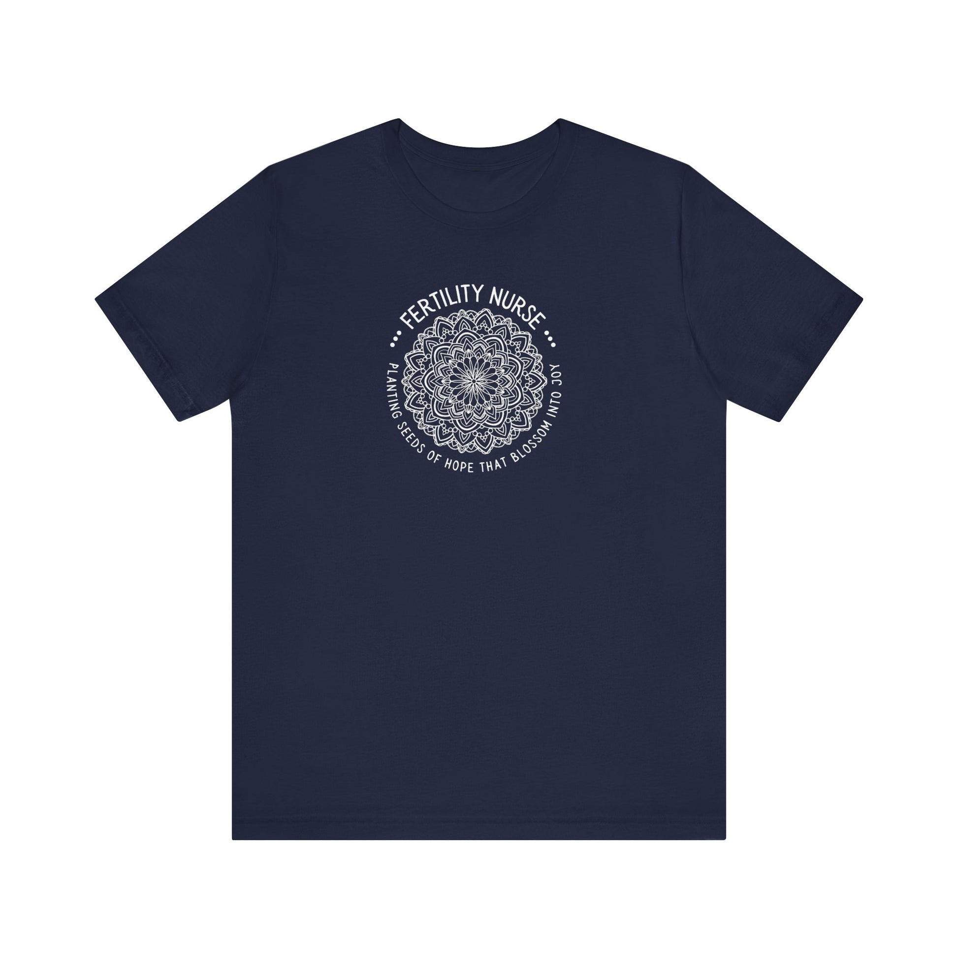 "Seeds of Hope" unisex tee image in Navy