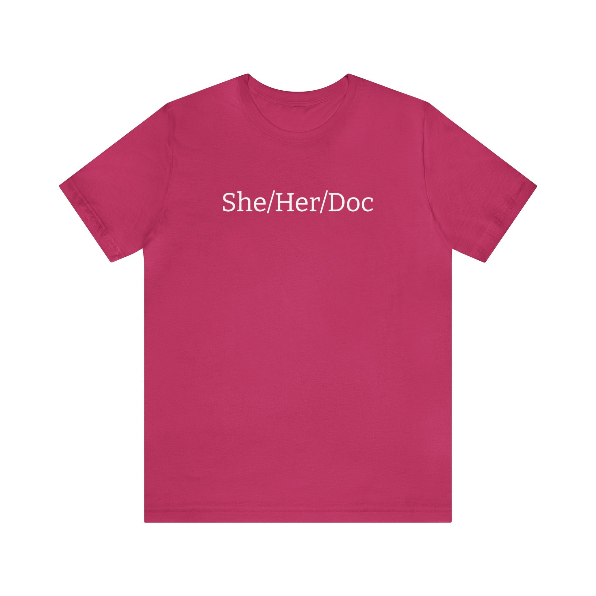 She/Her/Doc Hero Image in Berry