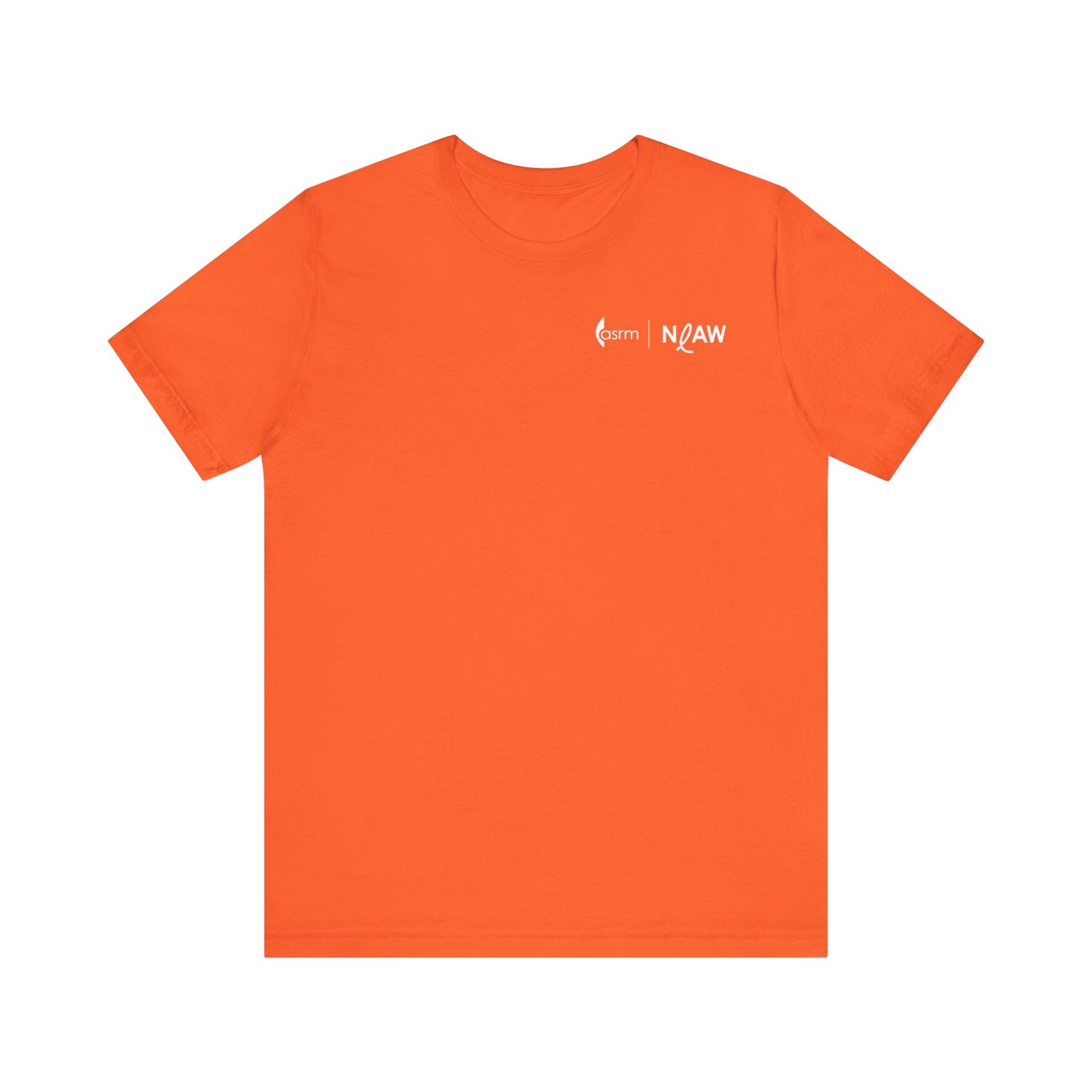 NIAW "Ribbon for Hope" Tee Front Shown in Orange