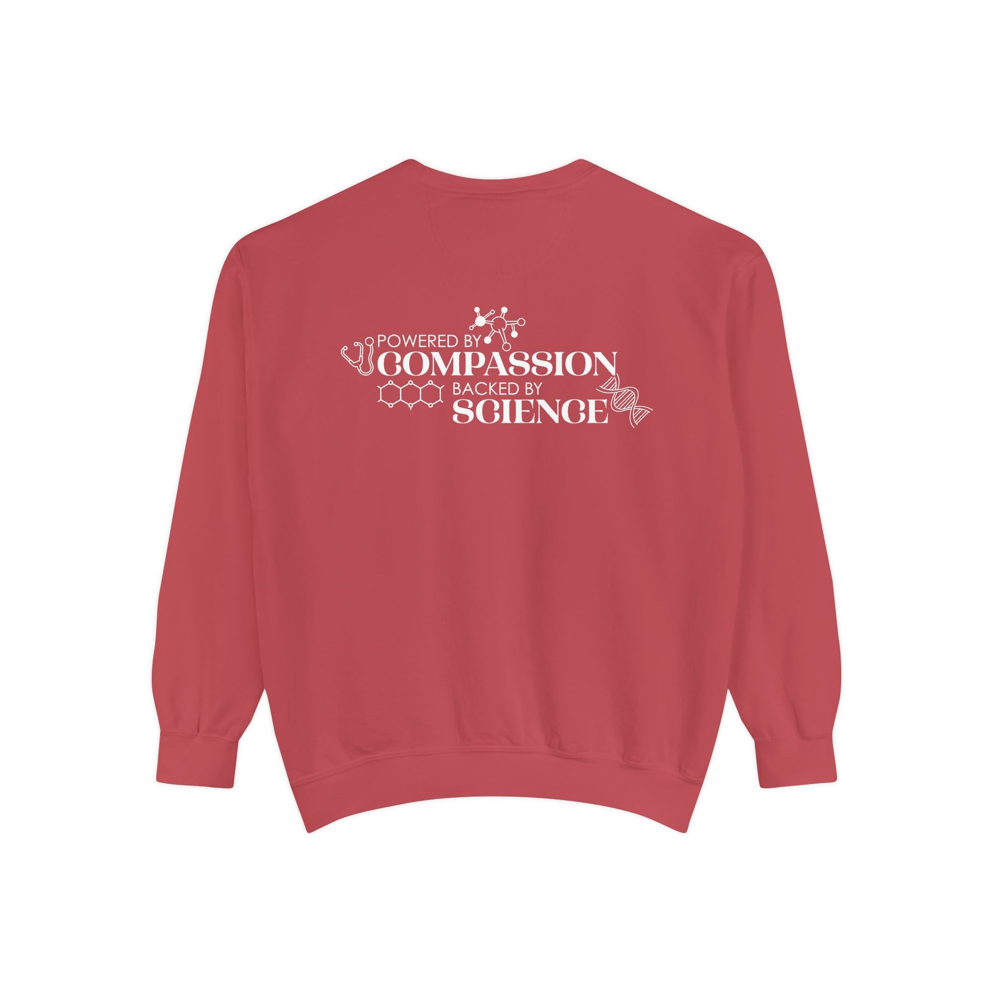 NPG “Powered by Compassion, Backed by Science” Sweatshirt