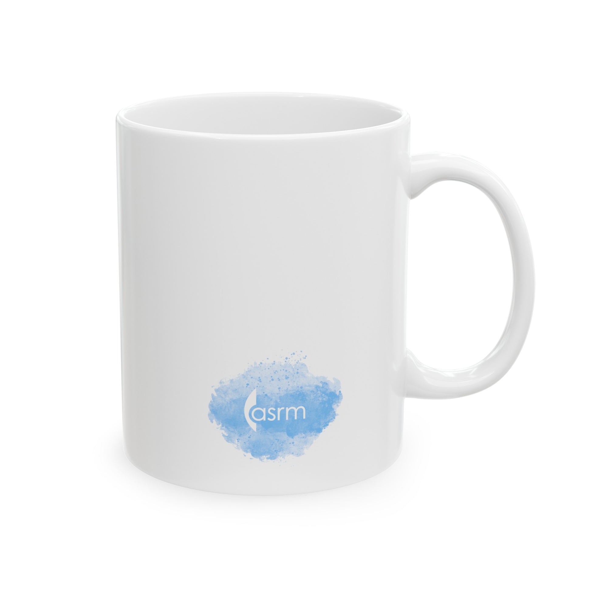 Fertility Nurse "Seeds of Hope" White Glossy Mug Back with ASRM logo