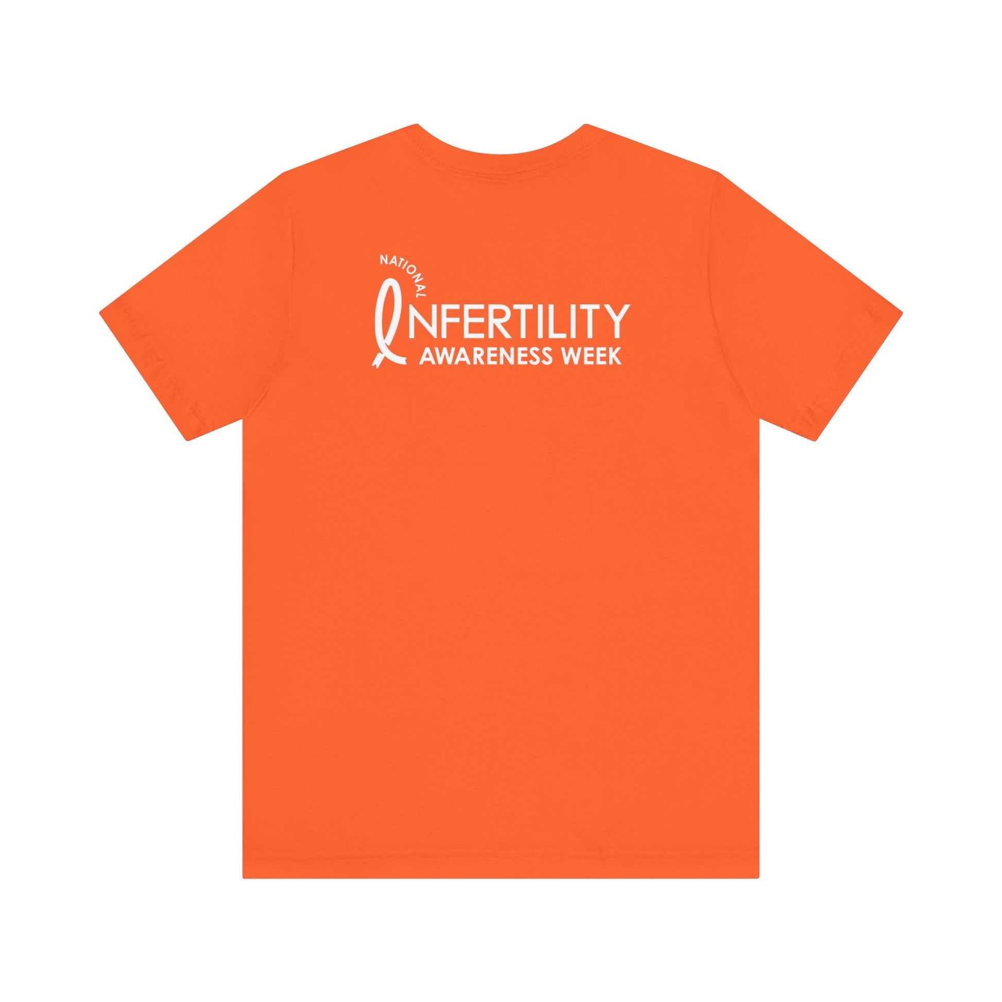 NIAW "Ribbon for Hope" Tee Back Shown in Orange