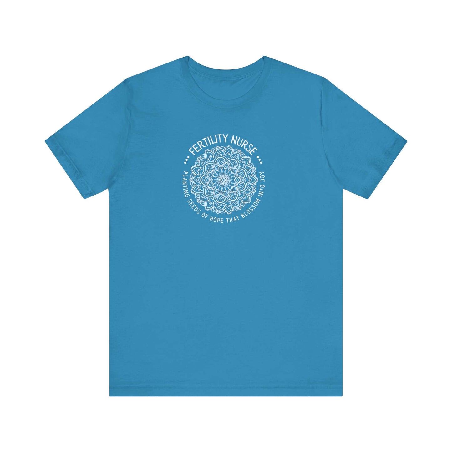 "Seeds of Hope" unisex tee image in Aqua