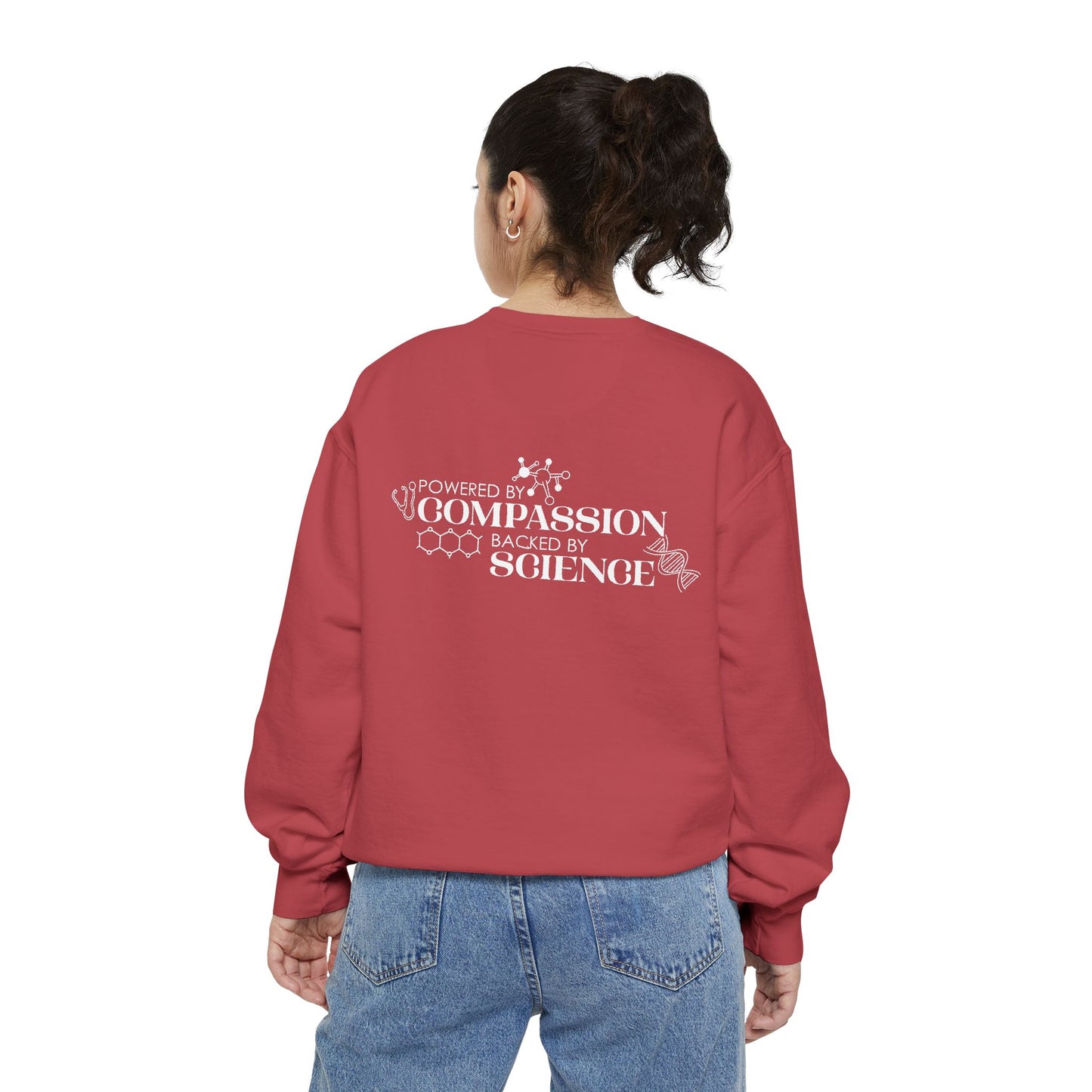 NPG “Powered by Compassion, Backed by Science” Sweatshirt
