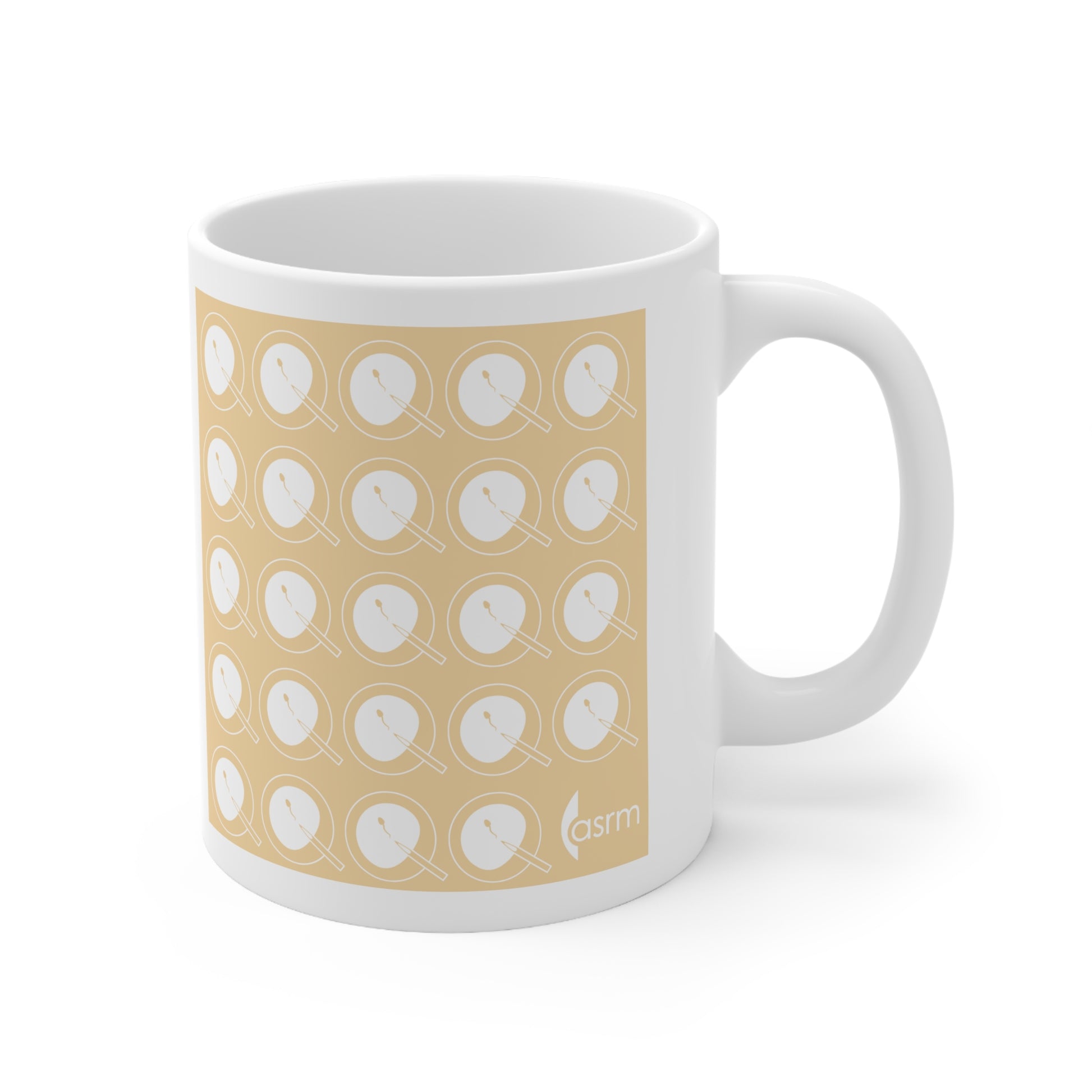 How do you Like Your Eggs? White Glossy Mug modeled handle right
