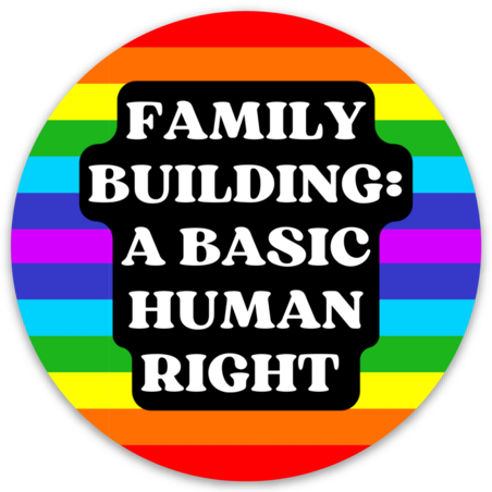 Family Building: A Basic Human Right Sticker