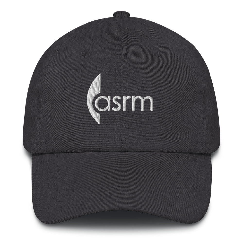 ASRM Logo Embroidered Hat  in Dark Grey