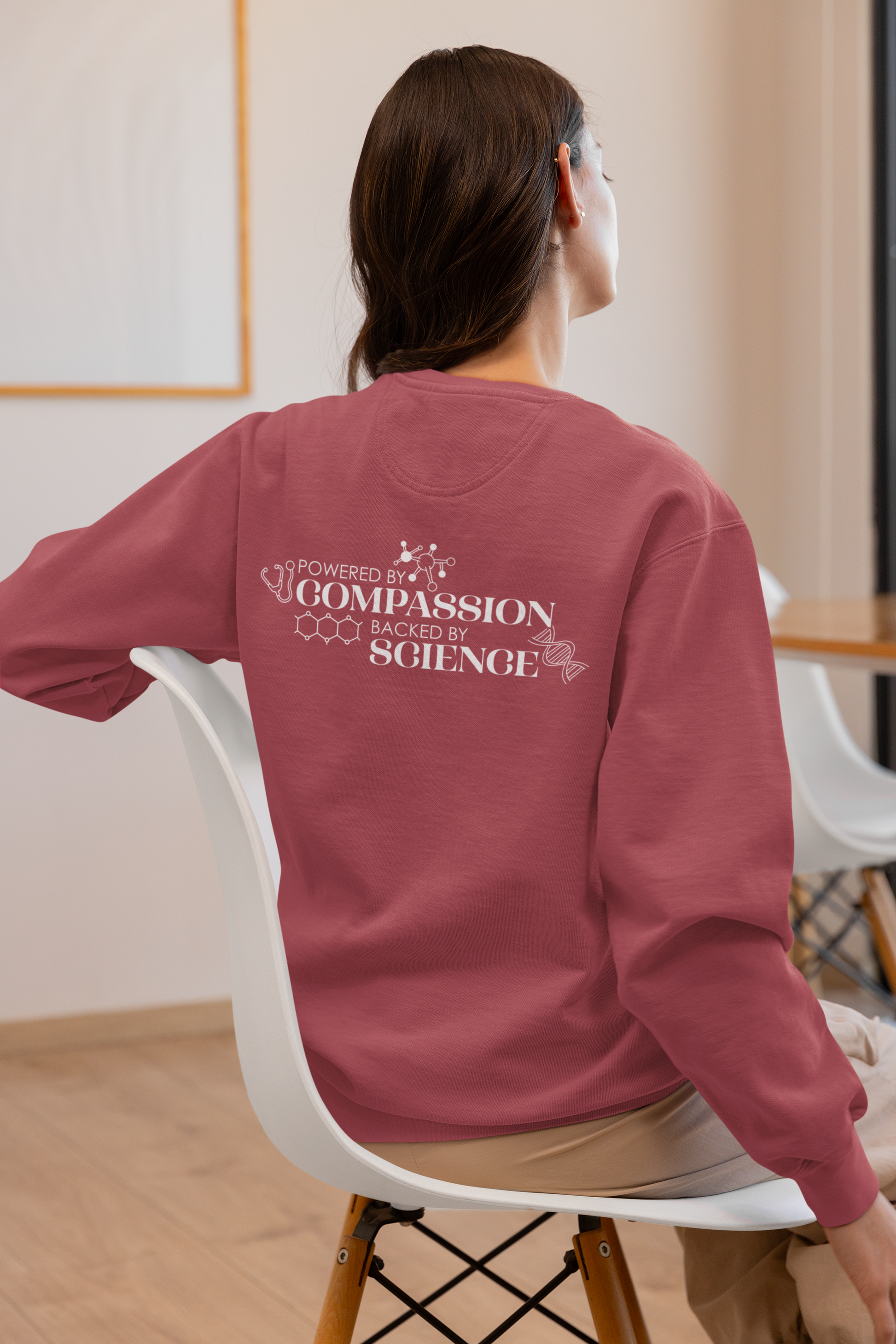 NPG “Powered by Compassion, Backed by Science” Sweatshirt