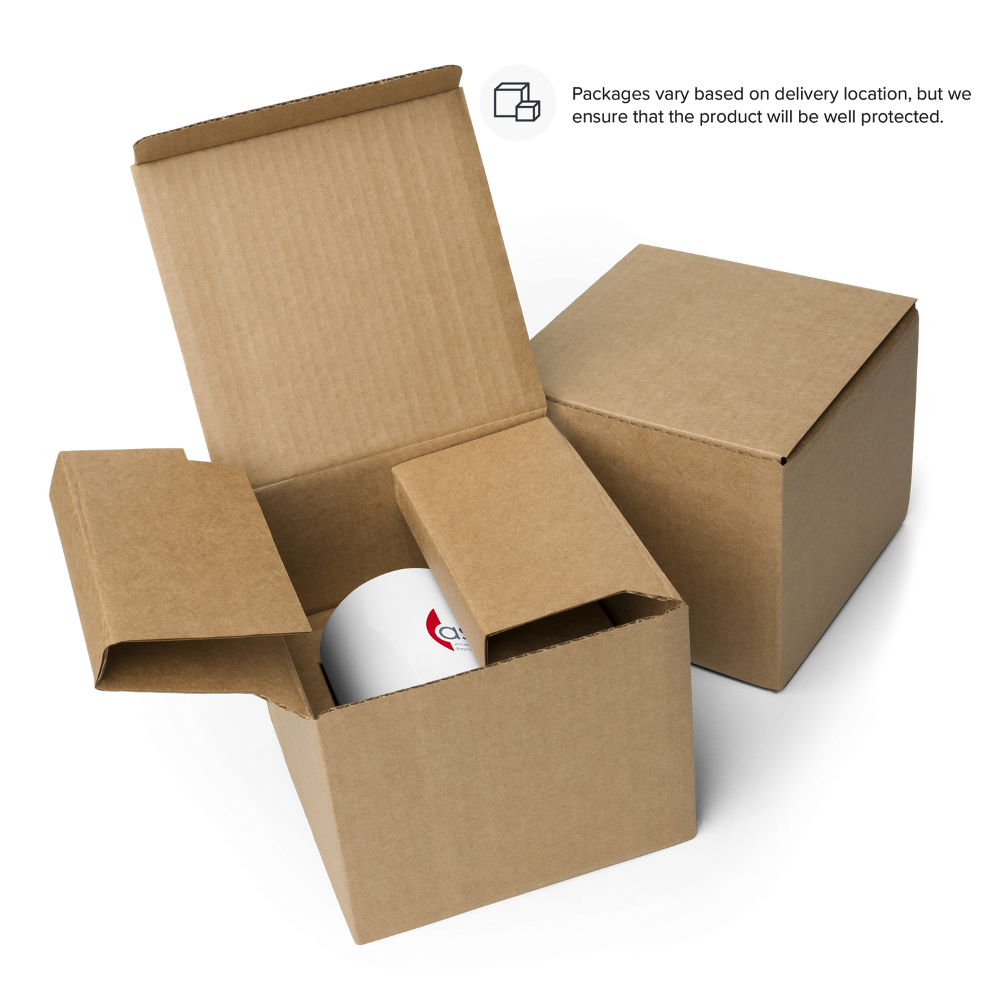 ASRM Logo Mug Packaging