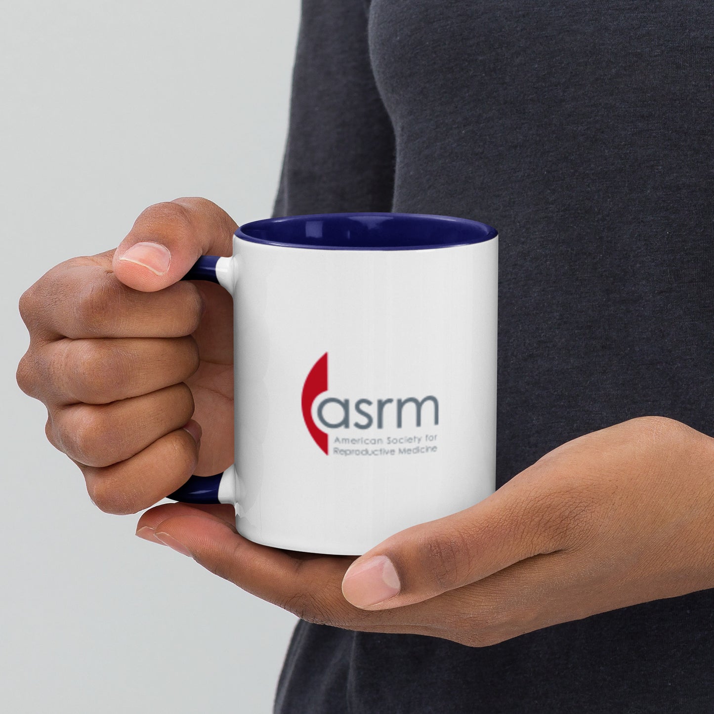 ASRM Logo Mug Modeled Handle Left