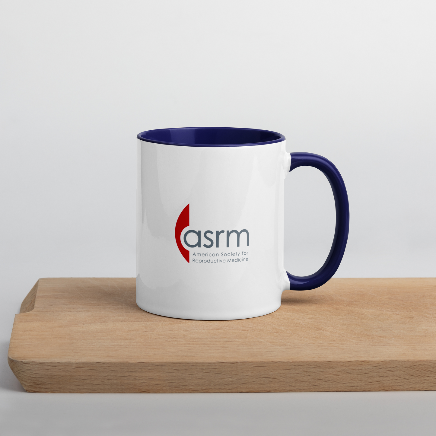 ASRM Logo Mug Modeled In Context