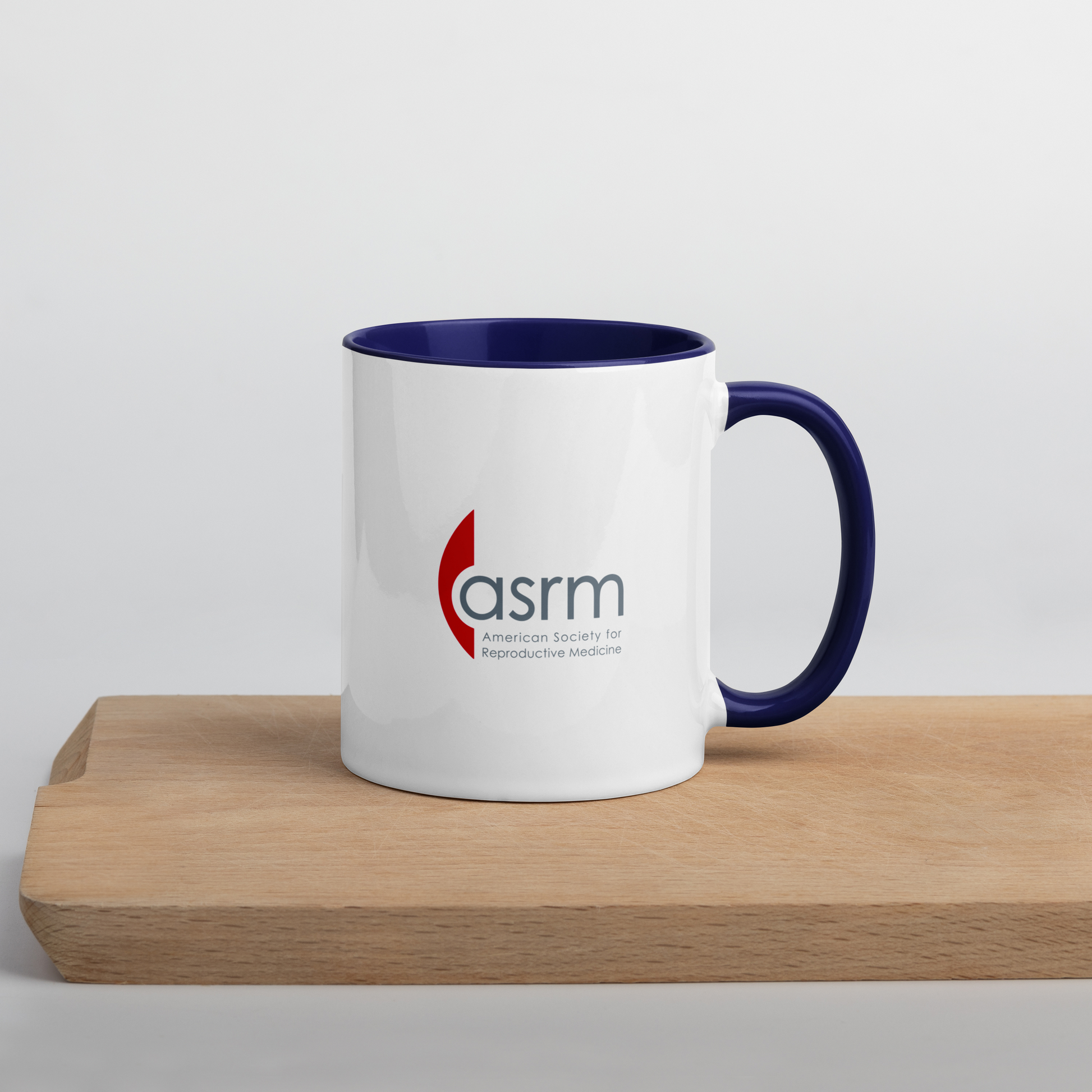 ASRM Logo Mug Modeled In Context